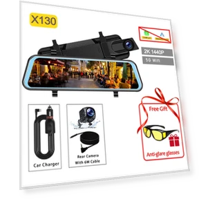 10-inch Mirror Dash Cam — Rearview Cameras for Cars, Auto Accessories Home