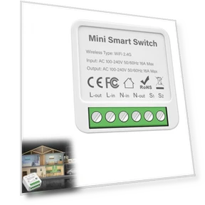 2-Position Mini Smart Switch — Smart Home Hubs & Controllers, Homeware Essentials
