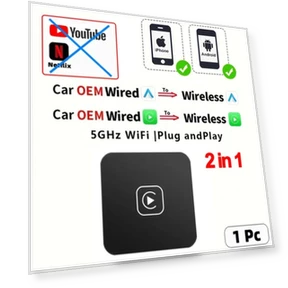 3-in-1 Carplay & Auto Box Adapter — Phone Accessories, Super Star Mall