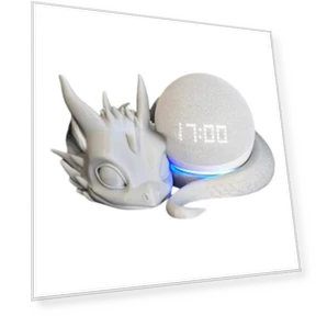 3D Printed Dragon Speaker Stand — Office, Practical Household