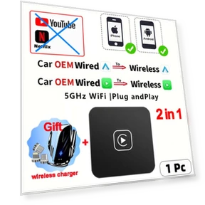 4-in-1 CarPlay Smart AI Box — Stereo Receivers, Home Of Auto Parts