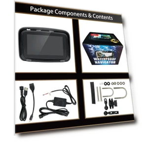 5-inch Waterproof Wireless Touchscreen Display — Navigation & GPS Accessories, Auto Accessories Home