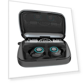 Bluetooth Headset with LED Display — Audio Gear, QUEED