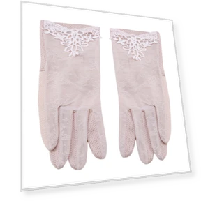 Fashionable Summer Cotton Gloves with Print — Gloves, Co fashion