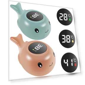 Floating Digital LED Bath Thermometer — Bath Time Fun, GYROBALL