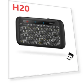 Mini 2.4Ghz Wireless Keyboard with Backlight Touchpad Air Mouse IR Tilt Remote Control — Keyboards, Super Star Mall