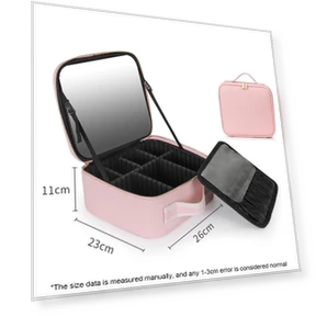 Smart LED Cosmetic Bag with Mirror — Cosmetic Cases, JOHO - CarGear