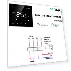Smart Thermostat for Water Electric Gas Boiler — Home Climate Control, Build My Home