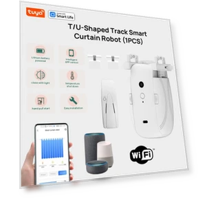 Smart WiFi Curtain Robot Holder — Smart Home Hubs & Controllers, Build My Home