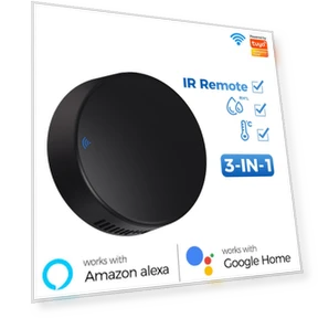 Smart WiFi IR Remote Control with Temperature and Humidity Sensor — Home Climate Control, Super Dream Home