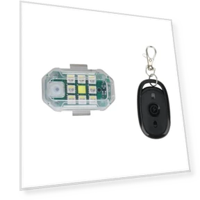 Wireless LED Warning Light — Vehicle Safety Signals, Wrigleys