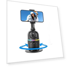 AI Face Recognition Phone Stabilizer — Steady Shots, Computer boost