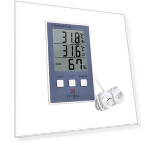 Aquarium Thermometer and Humidity Meter with Dual Display Temperature — Thermometers, Apex Gear