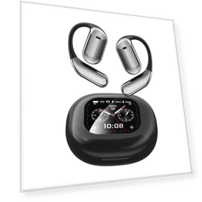 Bluetooth Headphones with Noise Cancellation and Smart Touch Screen — Over-Ear Headphones, Smarter than future
