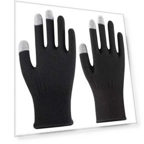 Carbon Fiber Gloves with Three-Finger Touchscreen — Gloves, Warm Land