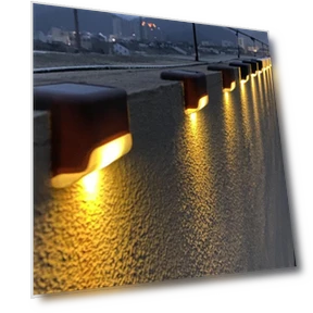 Decorative Outdoor Solar Stair Lights — Garden Illumination, AI Supermarket