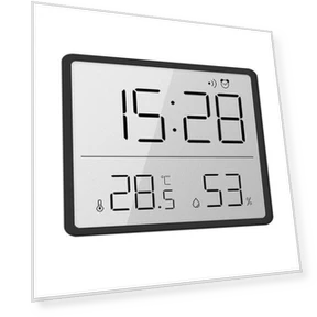 Digital Wall Clock with Temperature Display and Alarm — Clocks, Smarter than future