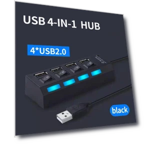 High-Speed USB 3.0 4-Port Hub — USB Hubs, AI Supermarket