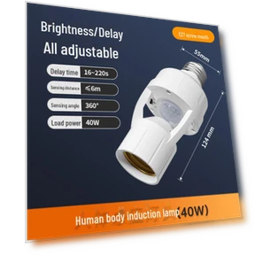 Infrared Motion Sensor and Voice Controlled Light Bulb — Smart Home Modules, Smarter than future