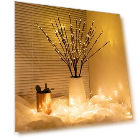 LED Night Light in Shape of Tree Branch with Stars — Creative Lighting Solutions, AI Supermarket