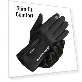 Men's Autumn-Winter Waterproof Touchscreen Cycling Gloves — Gloves & Mittens, Warm Land