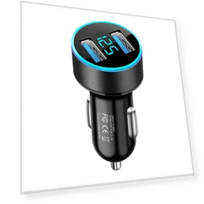 Mini Car Charger with Dual USB Ports — Vehicle Power Solutions, AI Supermarket