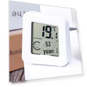 Mini Thermometer and Hygrometer — Home Climate Control, AI Supermarket