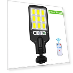Outdoor Solar Light with Motion Sensor and Remote Control — Outdoor Security & Flood Lighting, AI Supermarket