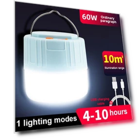 Portable LED Emergency Light with Mobile Charging — Flashlights, AI Supermarket
