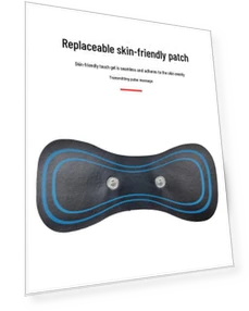 Portable Mini Neck Massager Patch — Muscle Stimulators, AI Supermarket