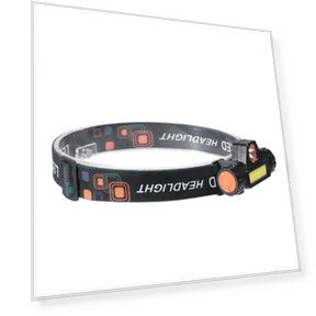 Rechargeable Headlamp with Dual Lamps — Flashlights, AI Supermarket