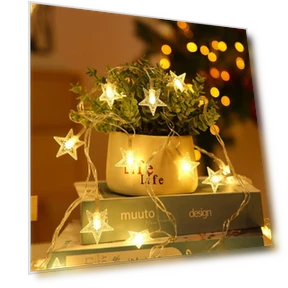 Romantic LED Star String Lights — String Lights, AI Supermarket