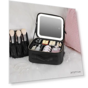 Smart LED Cosmetic Bag with Mirror — Cosmetic Cases, JR-Studio