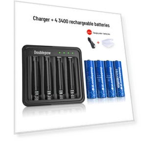 Smart Lock Rechargeable Battery Kit — Batteries, Doublepow Battery