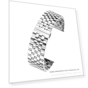 Smart stainless steel watch strap with five-bead design — Bands, Smarter than future