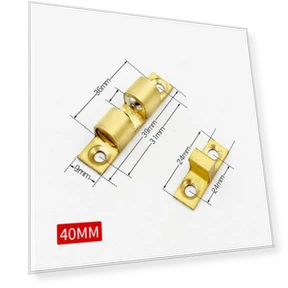 Thickened Copper Ball Touch Door Lock — Catches, AI Supermarket