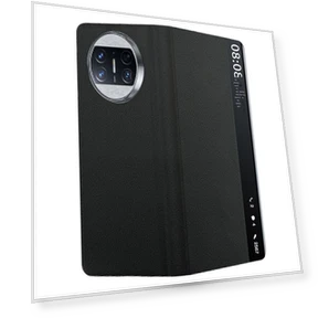 Thin Magnetic Leather Case with Smart Window — Phone Accessories, Super Case