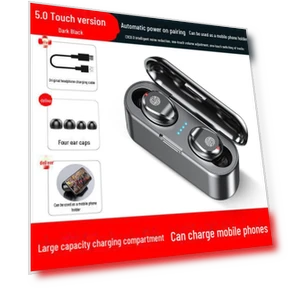 Touch Display Wireless Earbuds — In-Ear Headphones, Best Electronics