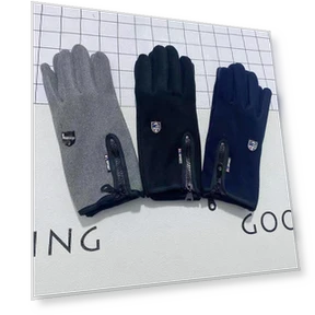 Waterproof Cycling Gloves with Touchscreen and Zipper — Gloves, TopSky