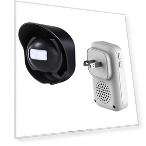 Waterproof Wireless Induction Doorbell with Human Presence Infrared Sensor — Smart Home Security, AI Supermarket