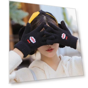 Winter Gloves with Plush Suede — Gloves & Mittens, Warm Land