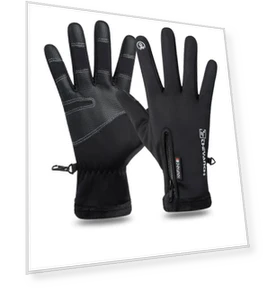 Winter Motorcycle Gloves with Touchscreen — Gloves, 888 Auto Parts Town