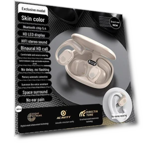 Wireless Bone Conduction Sports Headphones — Over-Ear Headphones, AI Supermarket