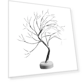 20-inch Bonsai Tree Desk Lamp — Study & Desk Lighting, Chic Home