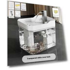 Automatic Drinking Fountain with Dispenser — Fountains, Fun Living Room MALL