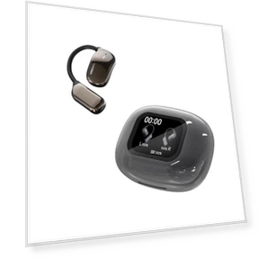 Bluetooth Clip-On Headphones — In-Ear Headphones, Fash