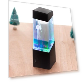Colorful LED Jellyfish Lamp — Lava Lamps, AI Supermarket