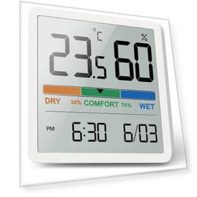 LCD Digital Hygrometer — Home Climate Control, ToyousoniC
