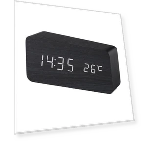 Modern Wooden LED Smart Alarm Clock — Clocks, AKA005