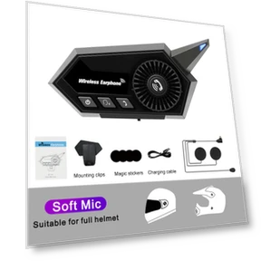 Motorcycle Helmet Headset — Communication, Cars Auto Home